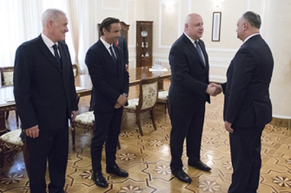 გიგი წერეთელი მოლდოვის პრეზიდენტს იგორ დოდონს შეხვდა