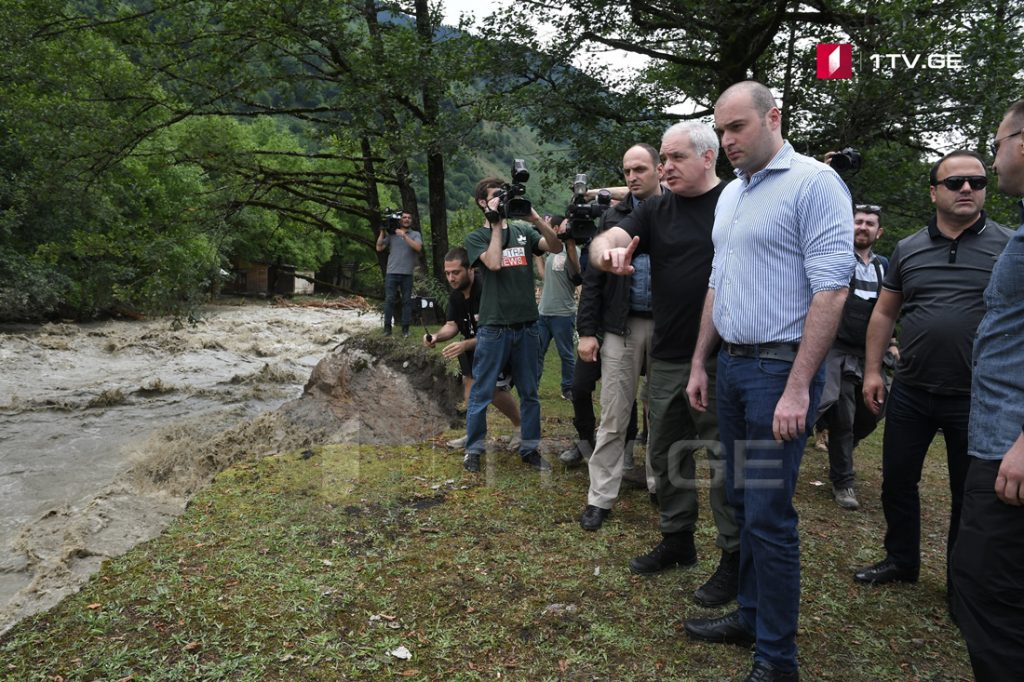 სტიქიის ზონაში არსებული ვითარება მუდმივად კონტროლდება - მამუკა ბახტაძე