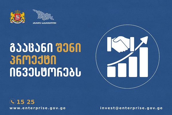 გააცანი შენი პროექტი ინვესტორებს 