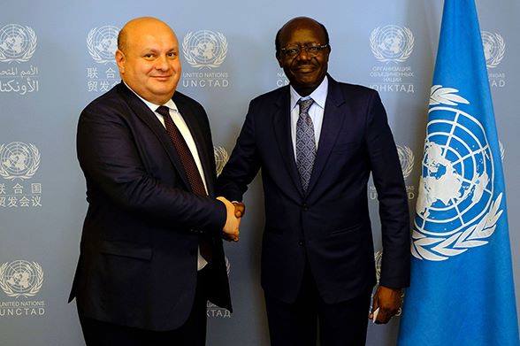 ნოდარ ხადური ჟენევაში UNCTAD-ის გენერალურ მდივანს შეხვდა