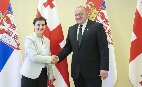 გიორგი მარგველაშვილმა სერბეთის პრემიერს უმასპინძლა