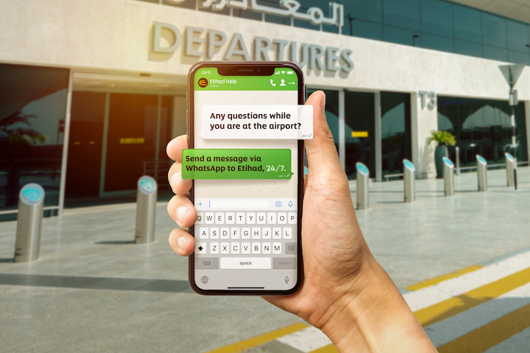 Etihad-მა ახალი სერვისი WhatsApp Business-ი გაუშვა