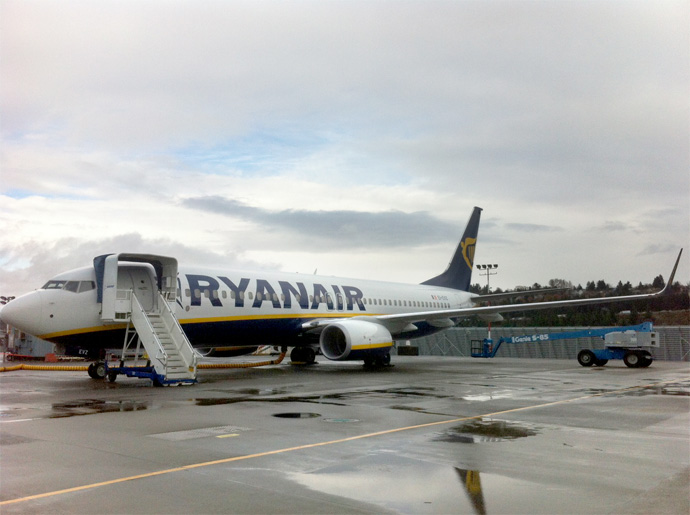 Ryanair-ს მოგება 20%-ით შეუმცირდა
