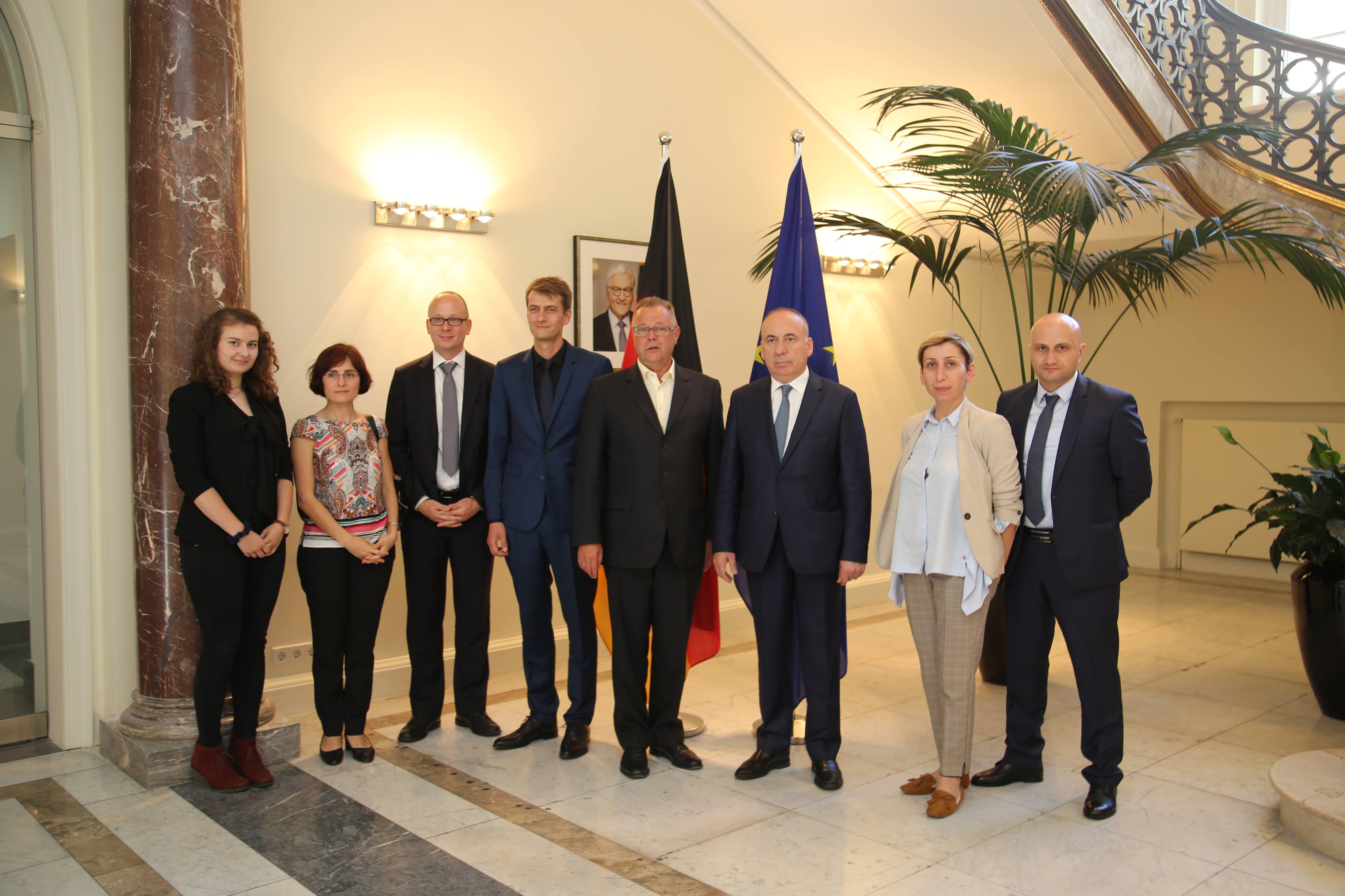 გარემოს დაცვისა და სოფლის მეურნეობის სამინისტროს დელეგაცია გერმანიაში სამუშაო ვიზიტით იმყოფებოდა