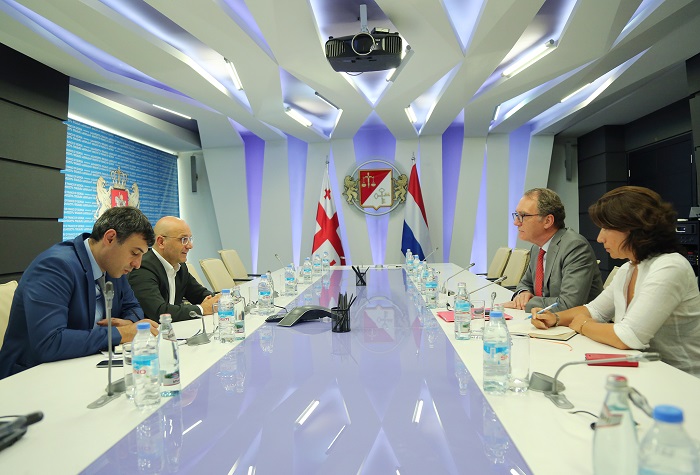 ფინანსთა მინისტრი ივანე მაჭავარიანი ნიდერლანდების სამეფოს ელჩს შეხვდა