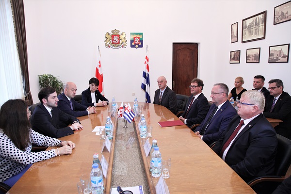 თორნიკე რიჟვაძე ქვემო სილეზიის სეიმიკის თავმჯდომარეს შეხვდა