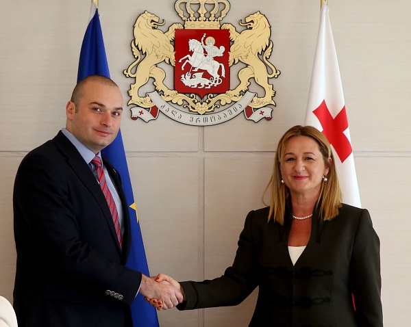 მამუკა ბახტაძე უნგრეთის საგანგებო და სრულუფლებიან ელჩს შეხვდა