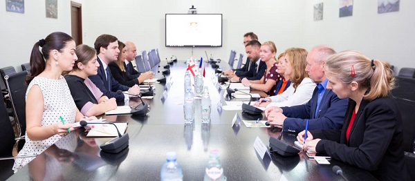 ნოდარ კერესელიძე ჩეხეთის რესპუბლიკის წარმომადგენელთა პალატის გარემოს კომიტეტის დელეგაციას შეხვდა