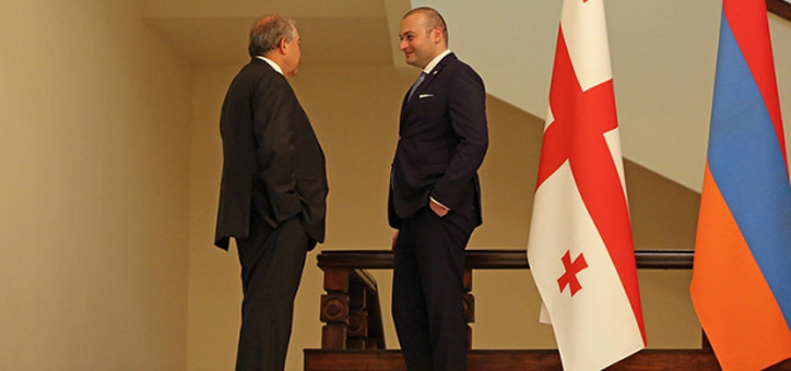მამუკა ბახტაძე სომხეთის პრეზიდენტს შეხვდა