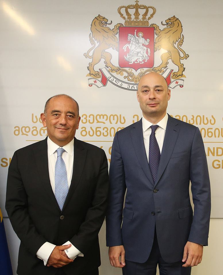 ეკონომიკისა და მდგრადი განვითარების მინისტრი ბრუნო ბალვანერას შეხვდა