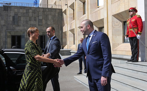 ესტონეთის პრეზიდენტი საქართველოს მთავრობის სტრატეგიას ევროკავშირსა და ნატოსთან მიმართებაში წარმატებულად აფასებს
