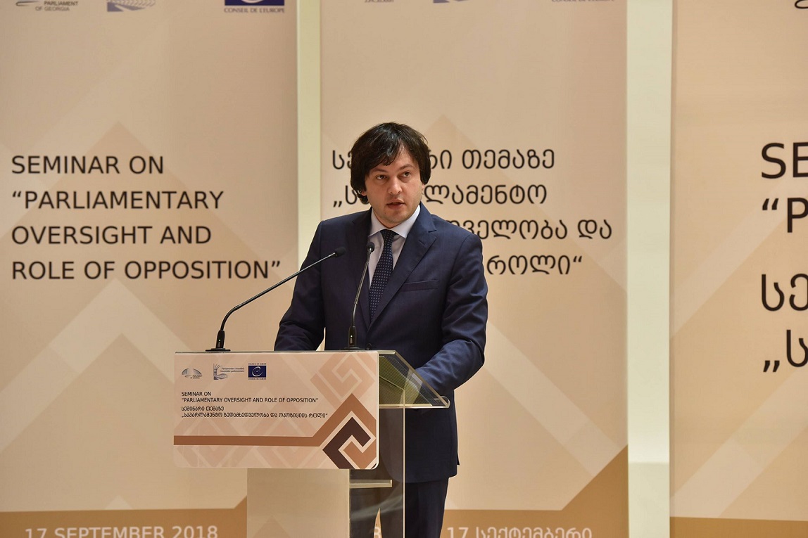 საქართველოს პარლამენტი არის ქართული დემოკრატიის აკვანი - ირაკლი კობახიძე