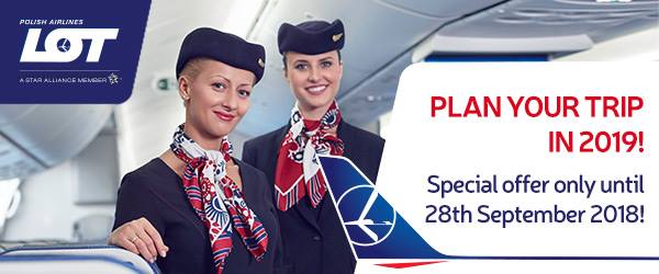 LOT Polish Airlines-ი თბილისიდან პოლონეთის სხვადასხვა ქალაქის მიმართულებით ფასდაკლების აქციას აცხადებს