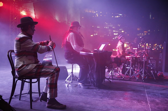 ევროპის მოედანზე The Tiger Lillies კონცერტი გაიმართა 