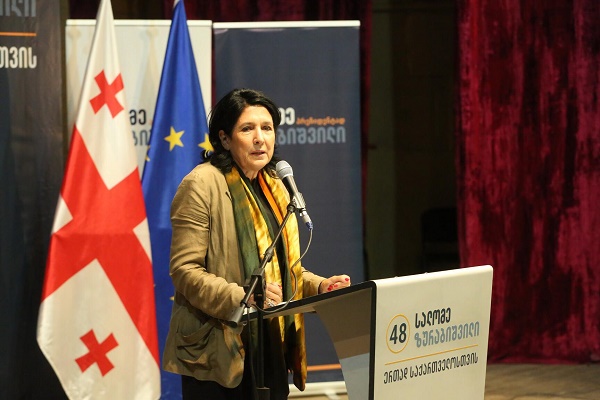 სალომე ზურაბიშვილი სამცხე ჯავახეთში რეგიონში, ნინოწმინდაში, ახალქალაქში და ასპინძაში მცხოვრებ მოსახლეობას ხვდება