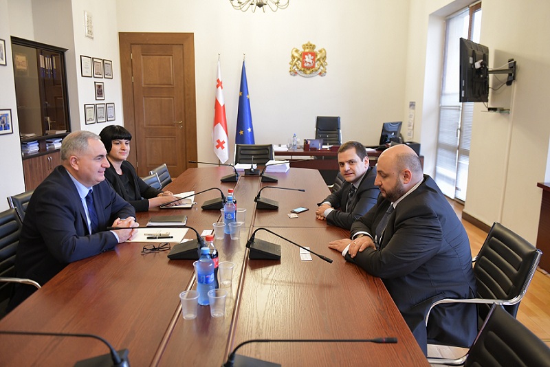 ირაკლი კოვზანაძე „საქართველოს ბანკების ასოციაციის" ახალ პრეზიდენტს შეხვდა