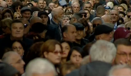 ვერის პარკში აქცია „არა „ნაციონალურ მოძრაობას“ გაიმართა