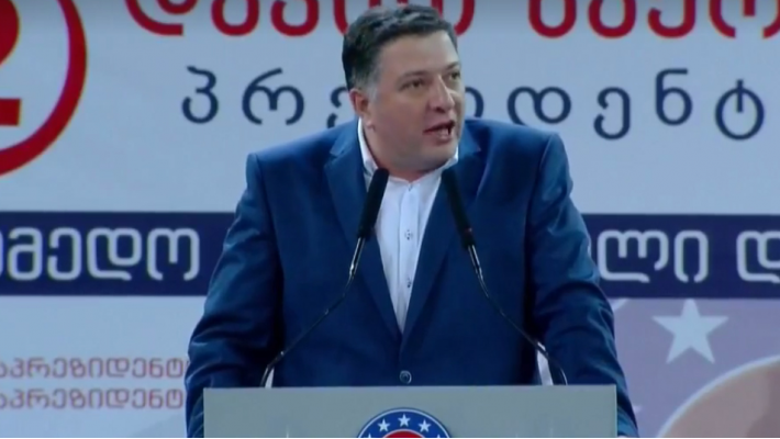 ჩვენ დღეს ვიხილეთ გაბანკროტებული და სასოწარკვეთილი ლიდერის გამოსვლა, რომელსაც მოსახლეობის ნულოვანი ნდობა აქვს - უგულავა ივანიშვილზე