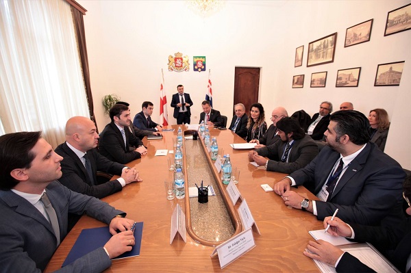 თორნიკე რიჟვაძემ თურქეთის საგარეო ეკონომიკური ურთიერთობების საბჭოს წარმომადგენლებთან  გაცნობითი ხასიათის შეხვედრა გამართა