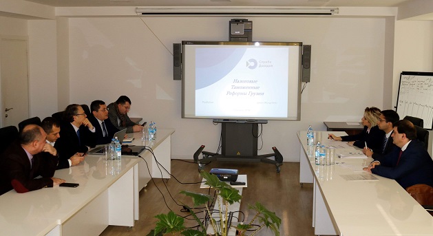 ფინანსთა სამინისტროს შემოსავლების სამსახურს სომხეთის დელეგაცია ეწვია