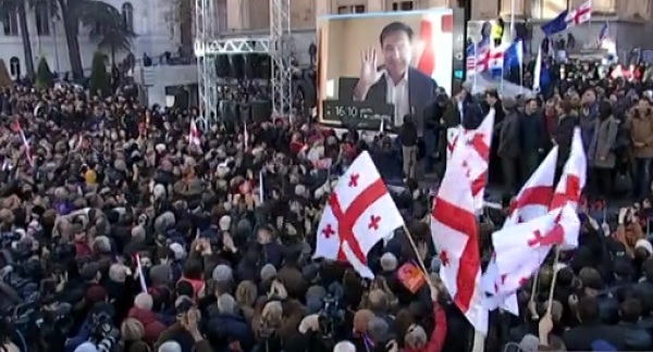 გაერთიანებული ოპოზიციის აქცია დასრულდა