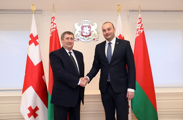 საქართველოს პრემიერ-მინისტრი ბელარუსის ვიცე-პრემიერს შეხვდა