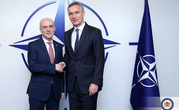  დავით ზალკალიანი ნატო-ს გენერალურ მდივანს იენს სტოლტენბერგს შეხვდა