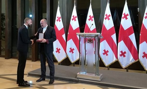 გურამ კაშია პრეზიდენტმა ბრწყინვალების საპრეზიდენტო ორდენით დააჯილდოვა