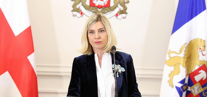 პრეზიდენტის პრესსპიკერი, ხატია მოისწრაფიშვილი ბრიფინგს გამართავს