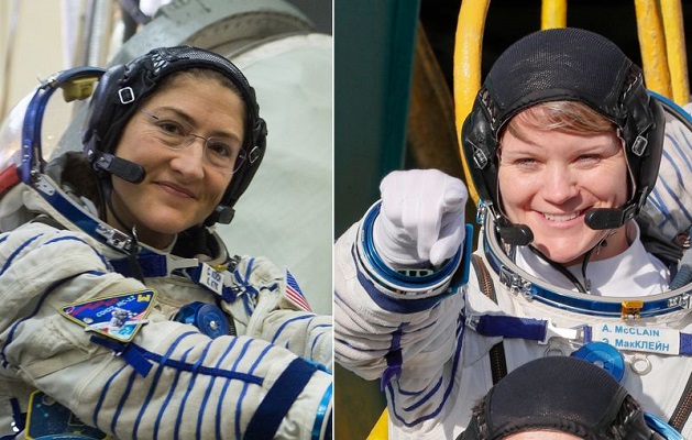 ორი ქალი ასტრონავტის გასვლა ღია კოსმოსში არასწორი ზომის სკაფანდრის გამო გადაიდო