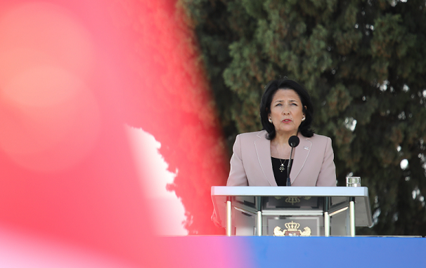 ვიცი და მჯერა, რომ ვარ იმ ქვეყნის თავდაცვის ძალების მთავარსარდალი, რომელიც ყველა შესაძლო გამოწვევას ღირსეულად გაუმკლავდება - სალომე ზურაბიშვილი