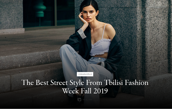 "საუკეთესო ქუჩის სტილი თბილისის მოდის კვირეულიდან" - Vogue