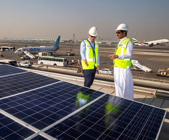 დუბაის აეროპორტი მზის ენერგიაზე გადადის 