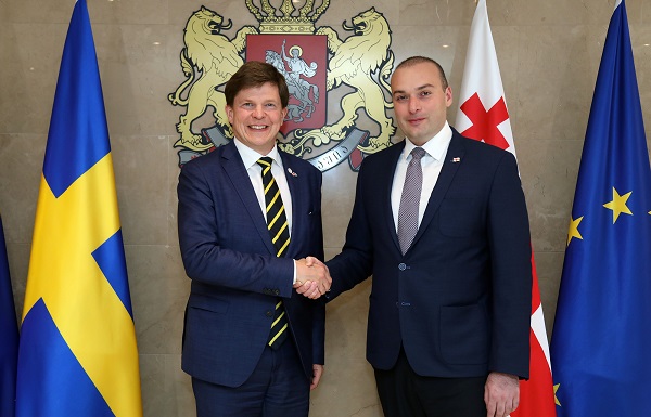 მამუკა ბახტაძე შვედეთის სამეფოს პარლამენტის თავმჯდომარე, ანდრეას ნორლენს შეხვდა