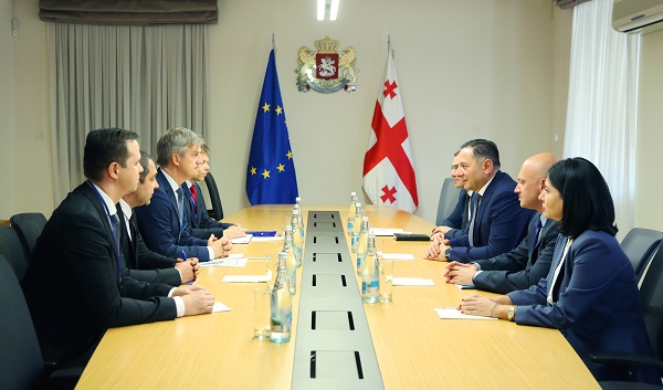 შინაგან საქმეთა მინისტრი ევროკავშირის სადამკვირვებლო მისიის ხელმძღვანელს შეხვდა