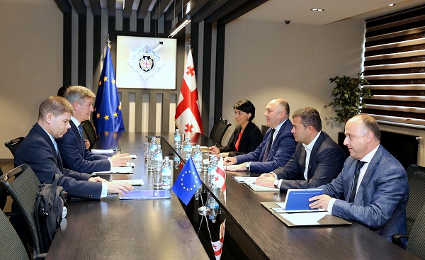 სახელმწიფო უსაფრთხოების სამსახურის უფროსის მოვალეობის შემსრულებელი ევროკავშირის სადამკვირვებლო მისიის ხელმძღვანელს შეხვდა