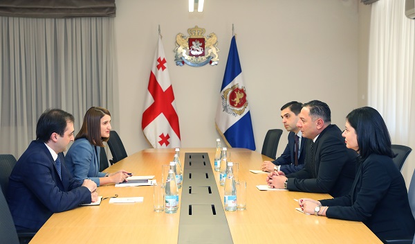 შინაგან საქმეთა მინისტრი სახელმწიფო ინსპექტორს შეხვდა