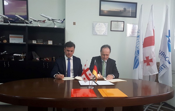 საქართველოს სამოქალაქო ავიაციის სააგენტოსა და გერმანიის სააერნაოსნო მომსახურების ზედამხედველობის ფედერალურ ორგანოს შორის თანამშრომლობის მემორანდუმი გაფორმდა