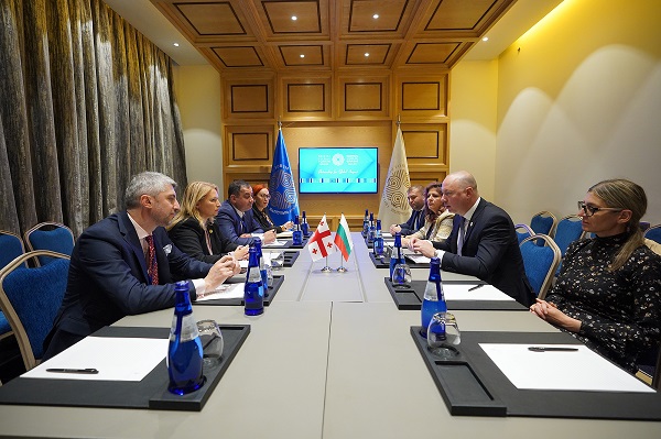 ნათია თურნავამ როსენ ჟელიაზკოვთან საბორნე და ფიდერული სერვისების განვითარება განიხილა
