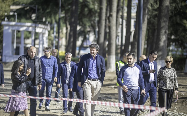 ვეტერანთა კულტურის და დასვენების პარკში მიმდინარე სამუშაოები დასასრულს უახლოვდება
