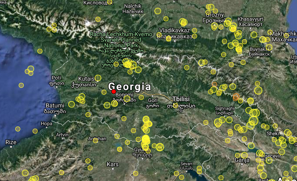 საქართველოში ძლიერი მიწისძვრა მოხდა