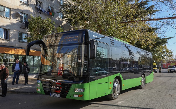 ლილოს დასახლებაში, №1 ავტობუსის ხაზზე “MAN”-ის მარკის  10 ახალი ავტობუსი იმოძრავებს