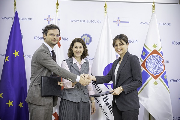 თბილისის მერიასა და ევროპის რეკონსტრუქციისა და განვითარების ბანკს შორის გრანტის ხელშეკრულება ოფიციალურად გაფორმდა