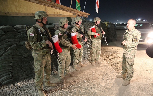 ქართველმა მშვიდობისმყოფელებმა ავღანეთში ახალი წელი აღნიშნეს