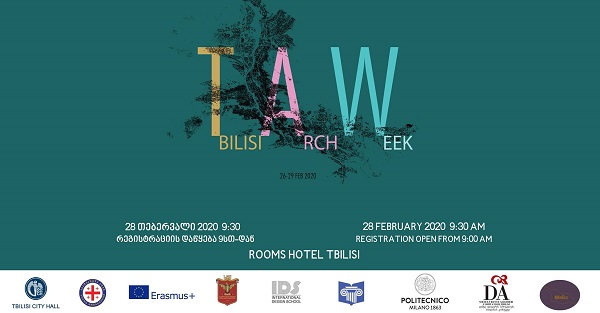 TBILISI ARCH WEEK-ი ტექნიკური უნივერსიტეტის სტუდენტების მონაწილეობით ჩატარდება
