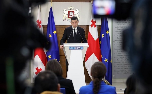 მთავრობის ადმინისტრაციაში საქართველოს პრემიერ-მინისტრ გიორგი გახარიას ბრიფინგი გაიმართება