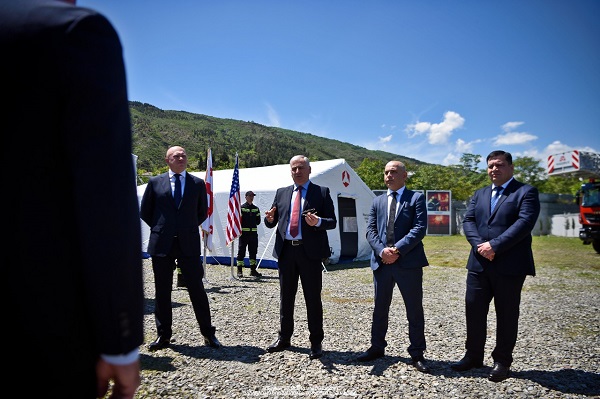 საგანგებო სიტუაციების მართვის სამსახურს USAID - ის მხარდაჭერით საველე კარვები გადაეცა