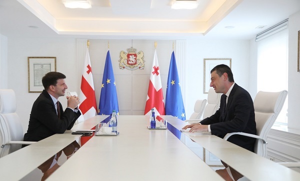 გიორგი გახარიამ ავსტრიის ელჩთან გამოსამშვიდობებელი შეხვედრა გამართა