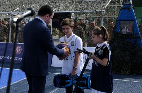 თავდაცვის ძალებში გიორგი ანწუხელიძის სახელობის ტურნირი კალათბურთში დღეს ოფიციალურად გაიხსნა