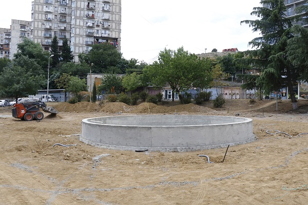 ვაშლიჯვარში, თოფურიძის ქუჩაზე არსებული სკვერი სრულად განახლდება